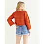 Sirdar Stories Encore Sweater Pattern Download 10524 6-28