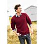 Stylecraft Highland Heathers Aran Mens Jumpers x 2 Pattern Download 9877 