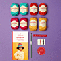 Sirdar Kith & Kin Big Bobble Hat Crochet Kit Multi 222g