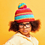 Sirdar Kith & Kin Big Bobble Hat Crochet Kit Multi 222g