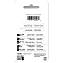Singer Machine Ballpoint Assorted Needles 80 90 100 x 5pcs  108x60x3mm