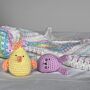 Easter Rattle Toys Crochet Kit in WoolBox Imagine Lullaby DK by Zoe Potrac