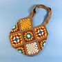 Granny Square Tote Bag Crochet Pattern Kit in WoolBox Imagine Classic DK - Autumn Colourway