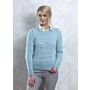 Lace Line Sweater Cygnet Chunky Knitting Pattern Kit CY1312