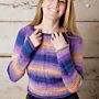 Emu Batik DK Ladies Running Stitch Jumper 5002 Knitting Pattern  81-102cm