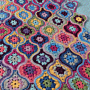 Janie Crow Mystical Lanterns Crochet Blanket Paper Pattern  