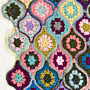 Janie Crow Mystical Lanterns Crochet Blanket Paper Pattern  