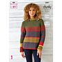 King Cole Knitting Pattern Sweater Cardigan Wildwood Chunky P5891 34 to 48in