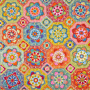 Janie Crowe Persian Tiles Crochet Blanket Kit Eastern Jewels 