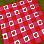 Strawberry Summer Crochet Blanket & Picnic Bag Kit by Zoe Potrac in WoolBox Imagine Classic DK