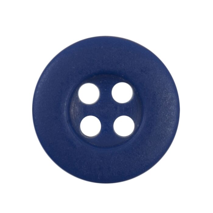 Milward Carded Buttons Rimmed 4 Hole Royal 12mm Pack of 5 main product photo