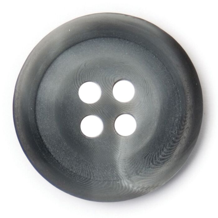 Milward Carded Buttons Rimmed 4 Hole Grey 25mm Pack of 2 main product photo