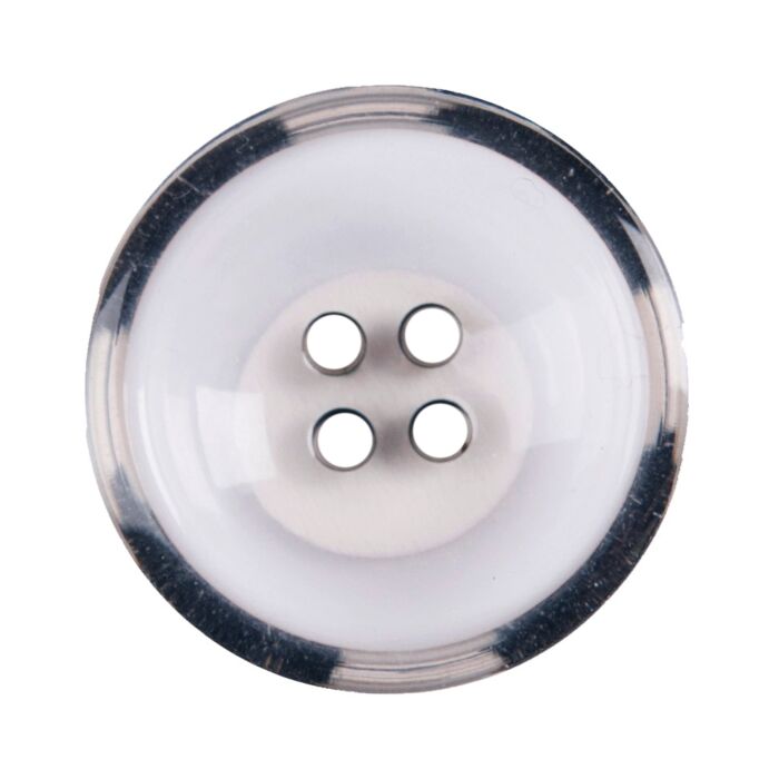 Milward Carded Buttons Rimmed 4 Hole Black 22mm Pack of 2 main product photo