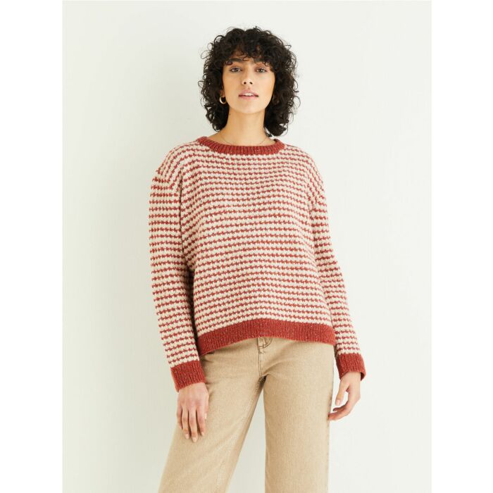 Sirdar Haworth Tweed DK Ladies Sweater Pattern 10296 81cm-137cm main product photo