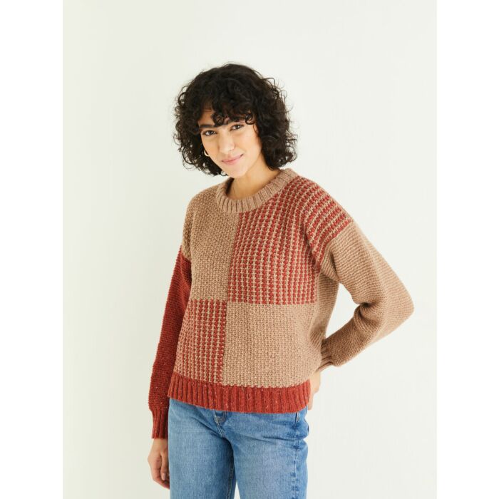 Sirdar Haworth Tweed DK Ladies Sweater Pattern 10301 81cm-137cm main product photo