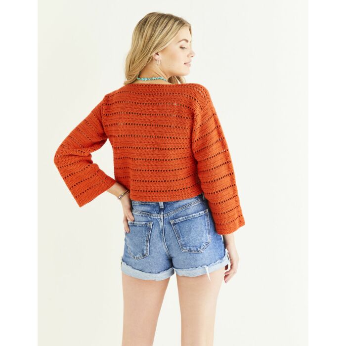 Sirdar Stories Encore Sweater Pattern Download 10524 6-28