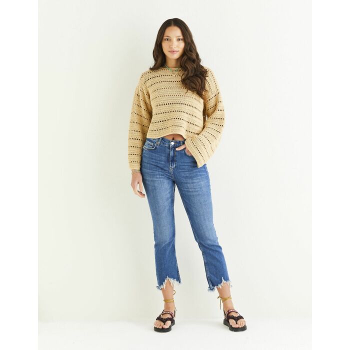 Sirdar Stories Encore Sweater Pattern Download 10524 6-28