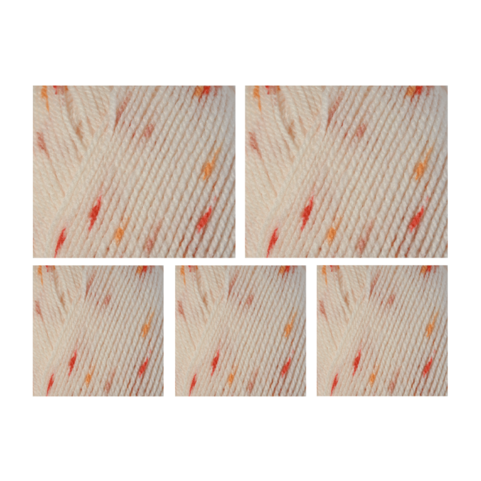 Hayfield Baby Bonus Spots DK Value Pack - 5 x 100g Balls main product photo