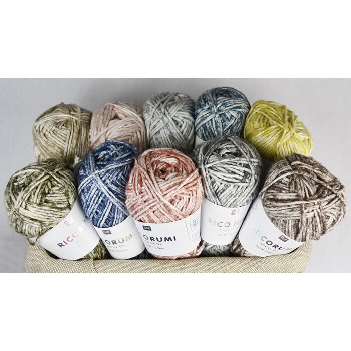 Ricorumi DK 10 Piece Yarn Colour Pack Multi Spray - 330g
