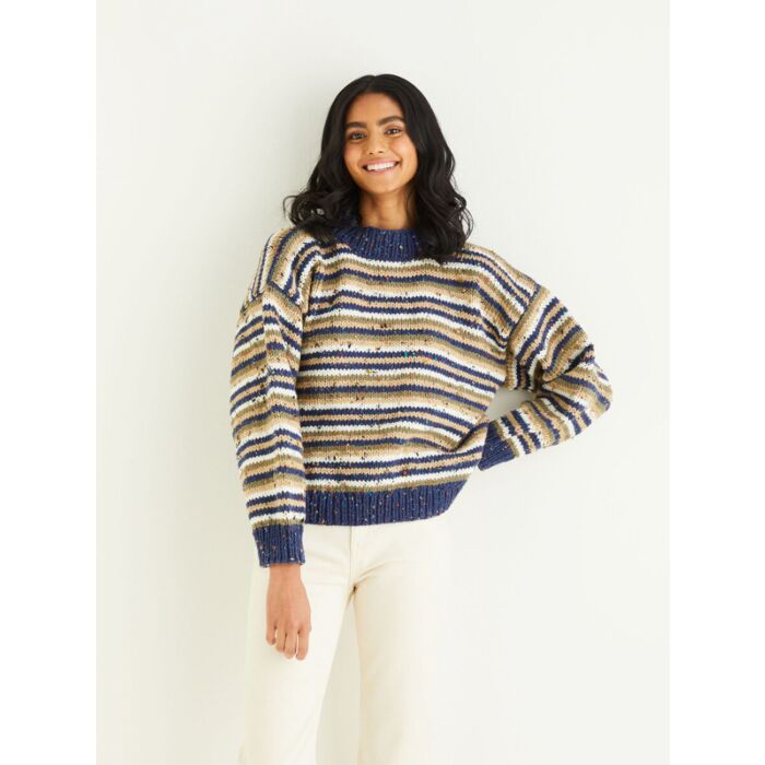 Hayfield Bonus Chunky Tweed Ladies Sweater Pattern 10343 81cm-137cm main product photo