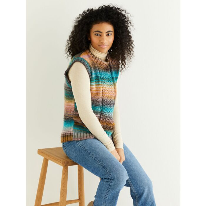 Sirdar Jewelspun Aran Ladies Tunic Pattern 10291 81cm-137cm main product photo