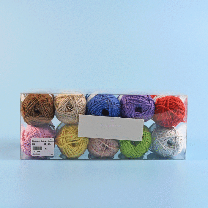 Ricorumi Twinkly Twinkly DK 10 Piece Yarn Colour Pack 008 - 10 x 25g main product photo