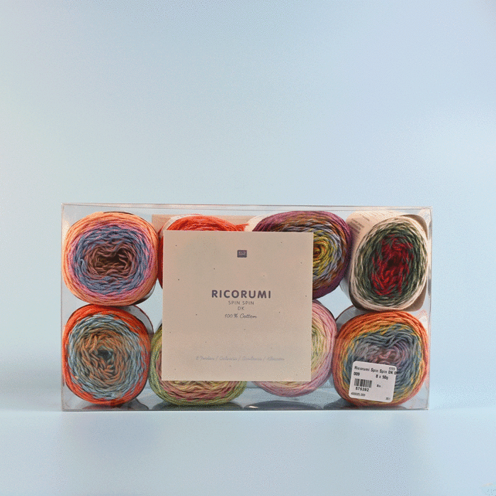 Ricorumi Spin Spin DK 8 Piece Yarn Colour Pack 009 - 8 x 50g main product photo