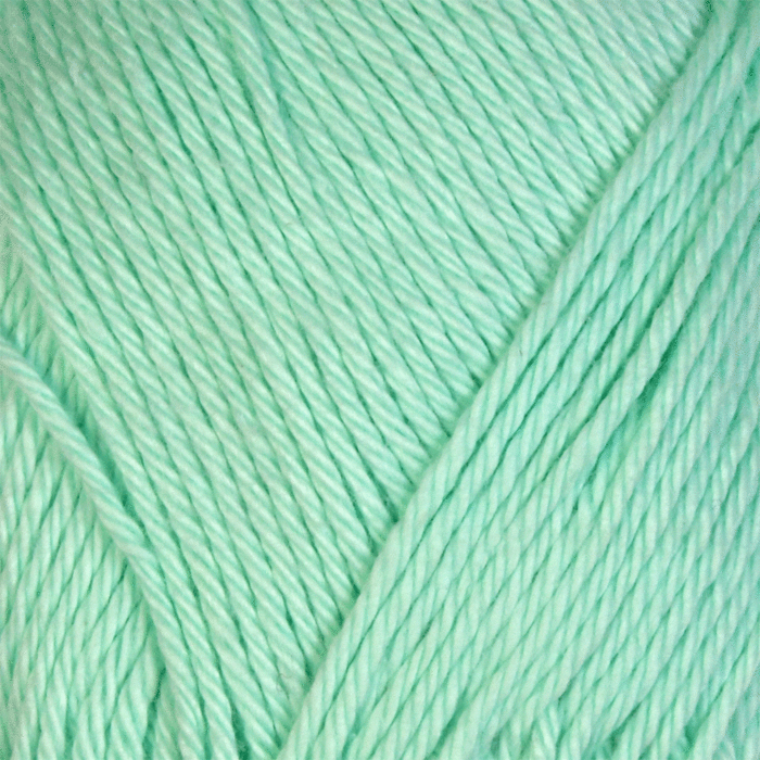 Scheepjes Cotton 8 4 Ply Yarn Light Pastel Green 663 50g main product photo