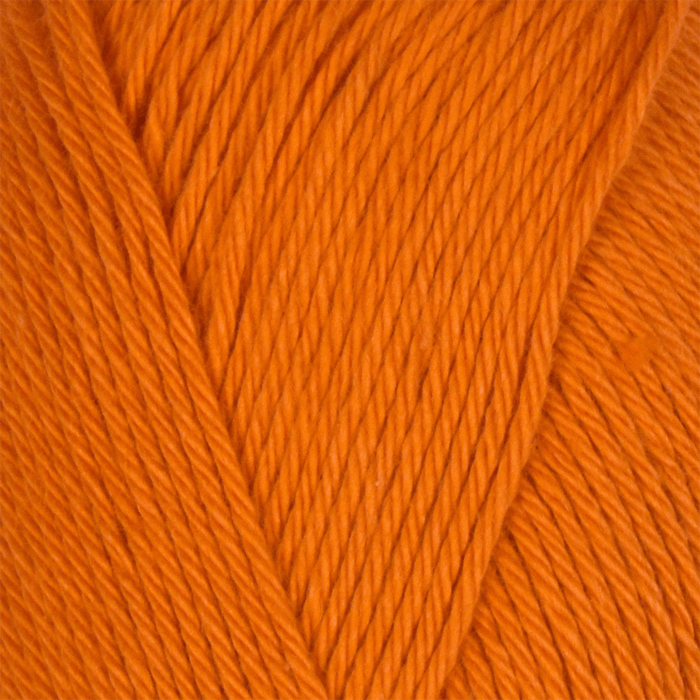 Scheepjes Cotton 8 4 Ply Yarn Orange 716 50g main product photo