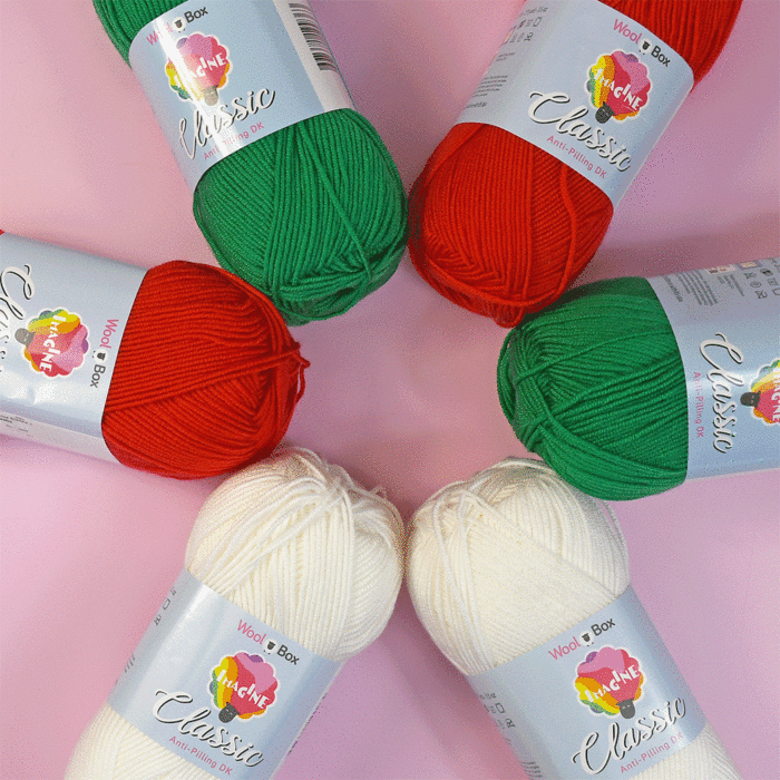 WoolBox Imagine Classic DK Euro 2024 Teams Italy Colour Pack 6 x 100g main product photo