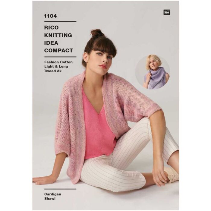 Rico Design Fashion Cotton Light and Long Tweed DK Pattern 1104 main product photo