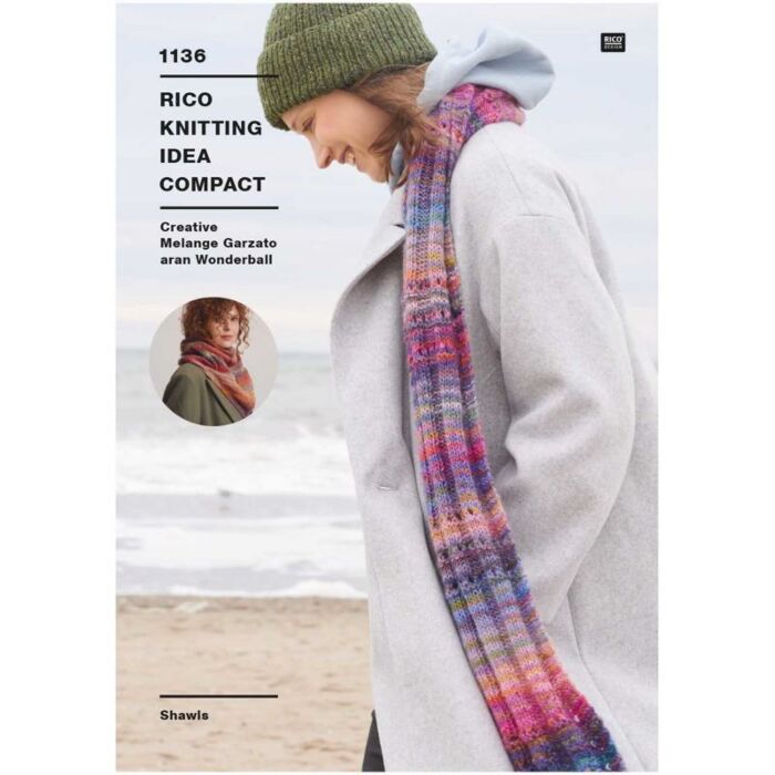 Knitting Idea Compact Rico Creative Melange Garzato Aran 1136 32-66cm main product photo
