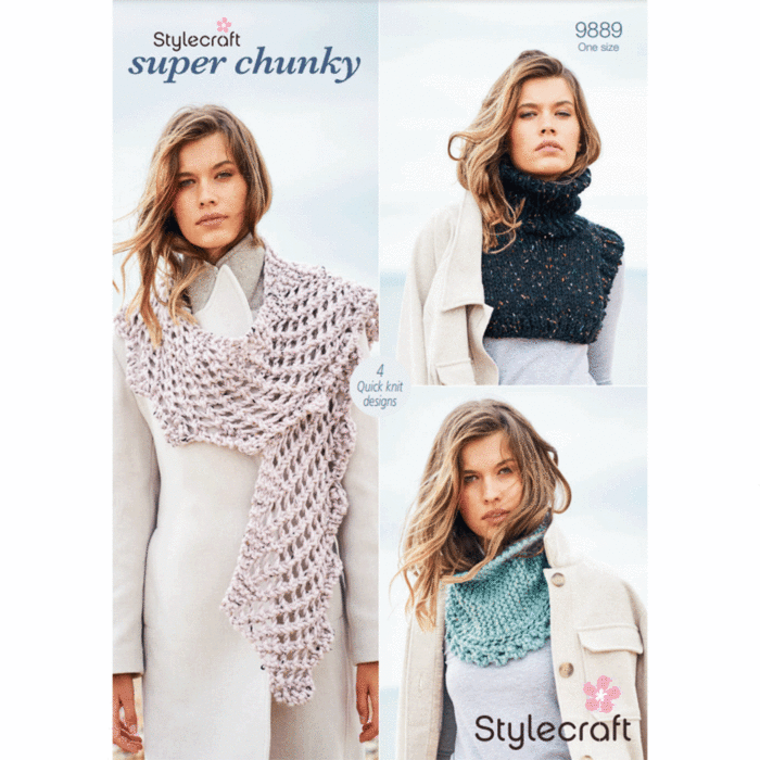 Stylecraft Special XL Tweed Super Chunky Access Pattern Download 9889 One Size main product photo