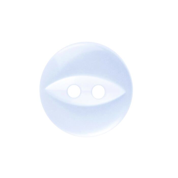 Milward Carded Buttons Fish Eye White 11mm Pack of 9 main product photo