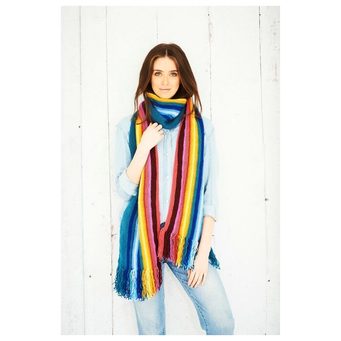 Stylecraft Time Traveller Scarf Knitting Pattern in Special DK main product photo