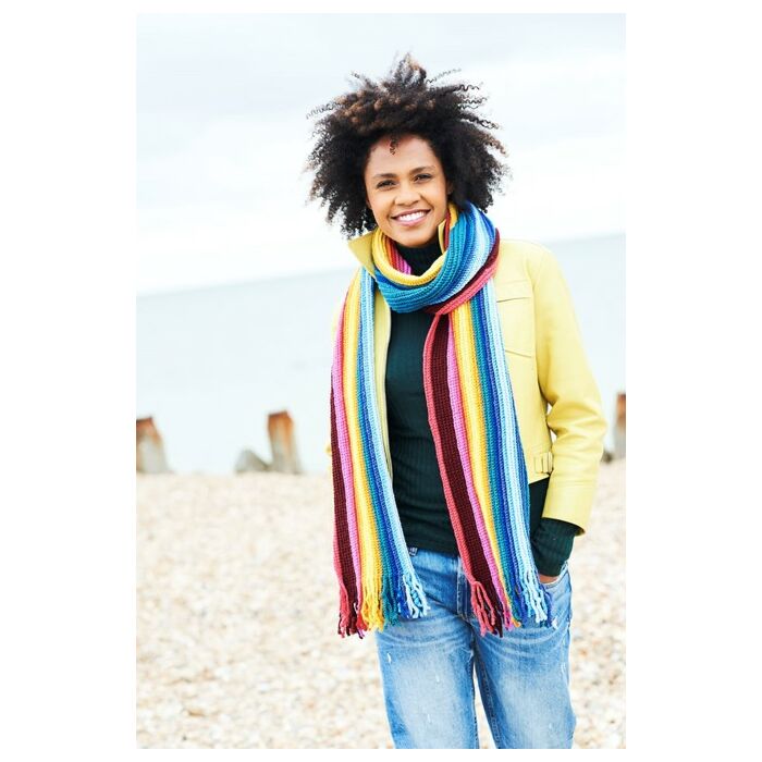 Stylecraft Time Traveller Scarf Crochet Pattern in Special DK main product photo