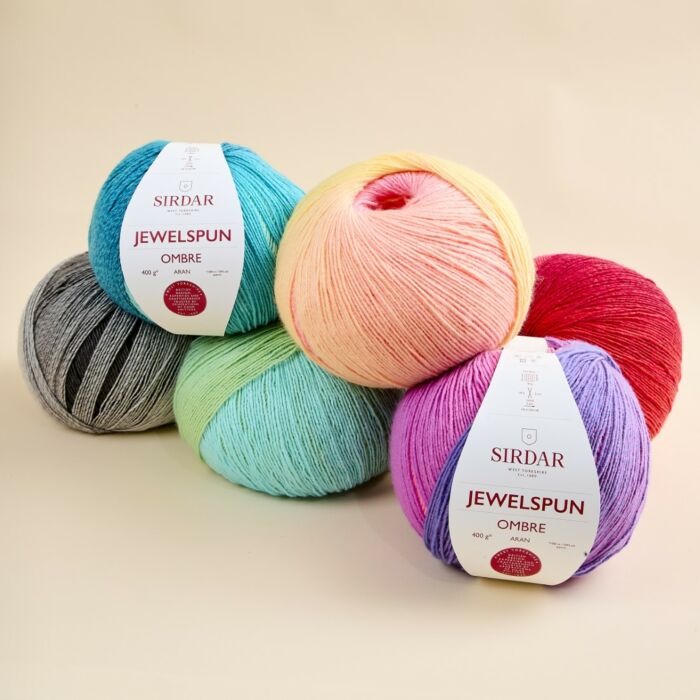 Sirdar Jewelspun Ombre Aran Yarn 400 grm Ball