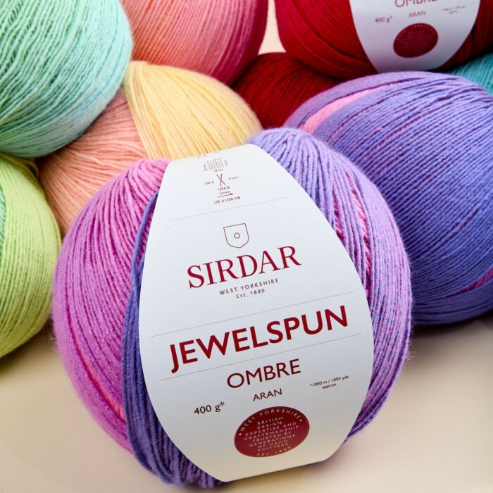 Sirdar Jewelspun Ombre Aran Yarn 400 grm Ball