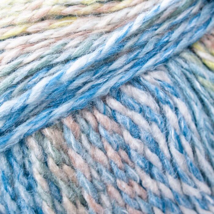 James C Brett Marble Chunky MC98 Blue Pink Mix 200g main product photo
