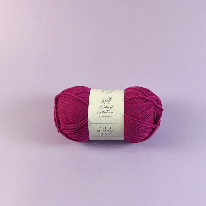 Novita Soft Merino 4 Ply Yarn - 50 grm Ball