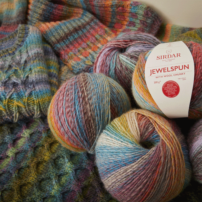 Sirdar Jewelspun Chunky with Wool Yarn 200 grm Ball
