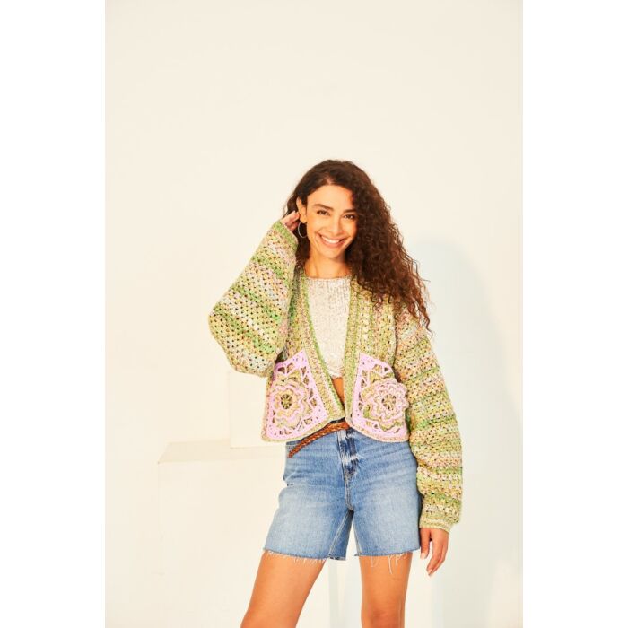 Stylecraft Colour Burst DK Jackets 10135 Crochet Pattern Paper Copy  