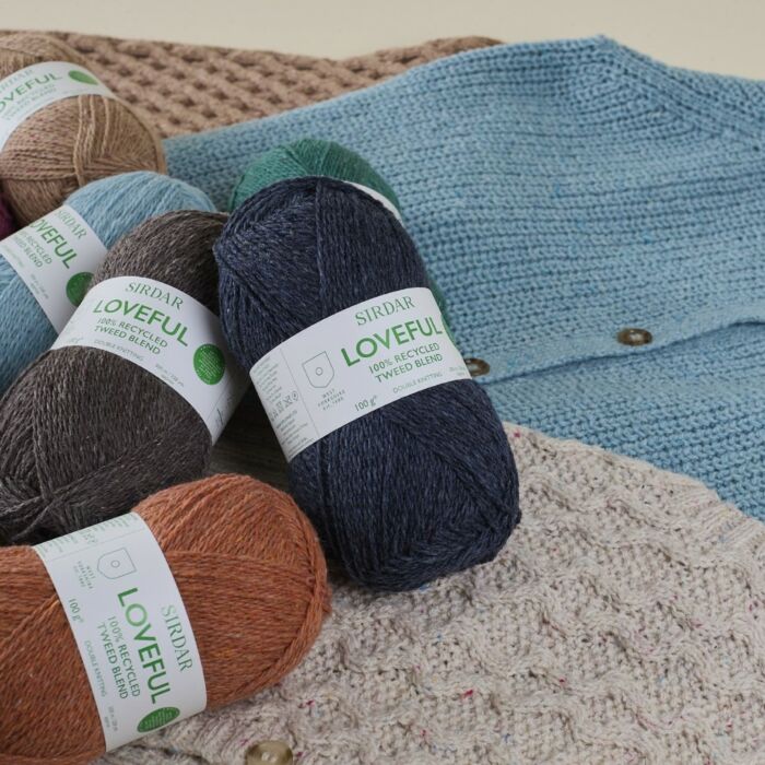 Sirdar Loveful Recycled Tweed Blend Yarn 100grm Ball
