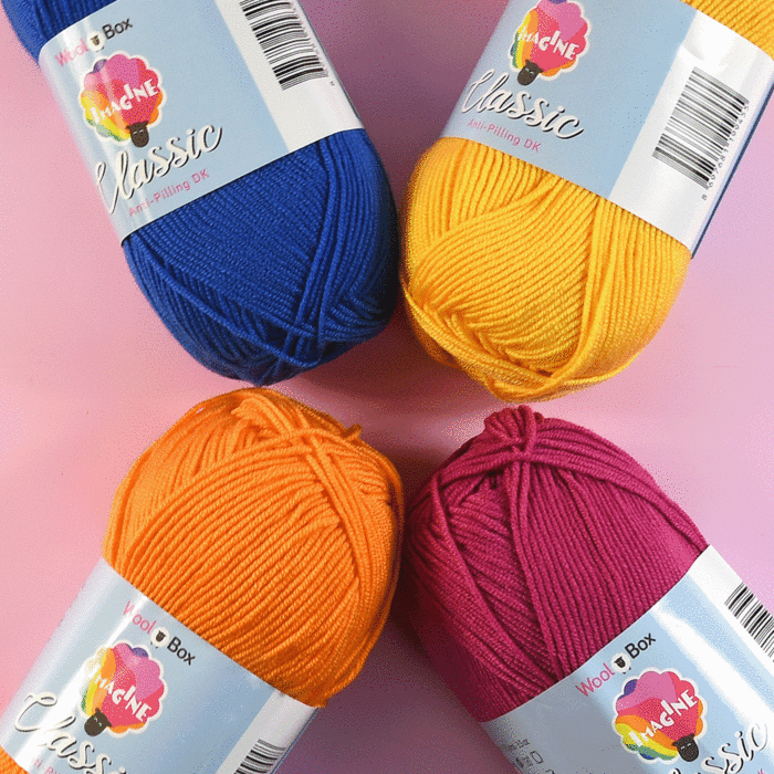 WoolBox Imagine Classic DK Bonfire Night Colour Pack - 8x100g Balls  800g