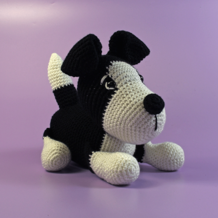 WoolPups Border Collie Crochet in WoolBox Imagine Classic DK