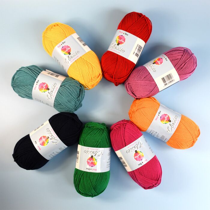 Knitted LGBT Pride Month Temperature Blanket Kit WoolBox Imagine Classic DK  