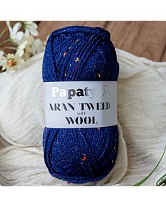 Papatya Aran with Wool Tweed