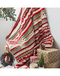 Christmas Celebration Knitted Blanket Kit in EMU Classic DK  6 x 100g