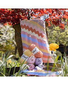 The Daydream Blanket 1073 in Emu Classic DK - Yarn Pack & Pattern Multi 8 x 100g