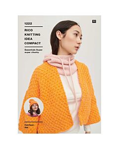 Rico Knitting Pattern Sweater Essentials Super Super Chunky KIC 1222 81-107cm